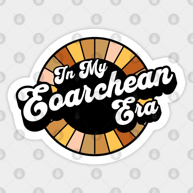 Earth Science - Eoarchean Era - Geology Sticker by Yesteeyear